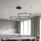 Lustre Salon Moderne Anneaux Ronds